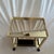 An iconic Mid-Century MB Bar Cart. Made in Italy! Removable tray ! Makers mark on bottom Patent MB. Made in Italy.
