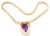 2000 - 2009 Tiffany & Co. Paloma Picasso 18k Gold Large Amethyst Pendant Necklace For Sale - Image 5 of 10