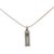 Contemporary Late 20th Century Tiffany & Co. 18k White Gold Atlas Pendant on Chain For Sale - Image 3 of 4