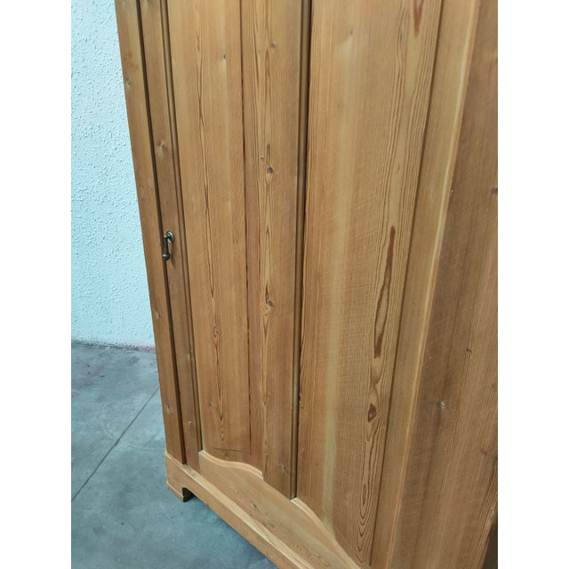 Mid-Century Modern Scandinavian Wooden Wardrobe, 1980 For Sale - Image 4 of 5