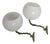 Art Deco Wall Lamps, Poland, 1950s, Set of 2 For Sale