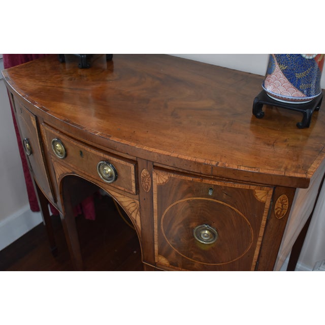 Small English Inlaid Hepplewhite George III Sideboard 1785 For Sale - Image 15 of 16