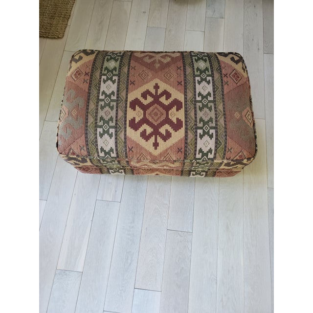 Transitional 1990s Lee Sofa and Ottoman Set For Sale - Image 3 of 7