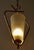 Mid-Century Brass Pendant Lamp with Textured Glass Shade by R. Nikoll, Austria, 1958 For Sale - Image 11 of 14