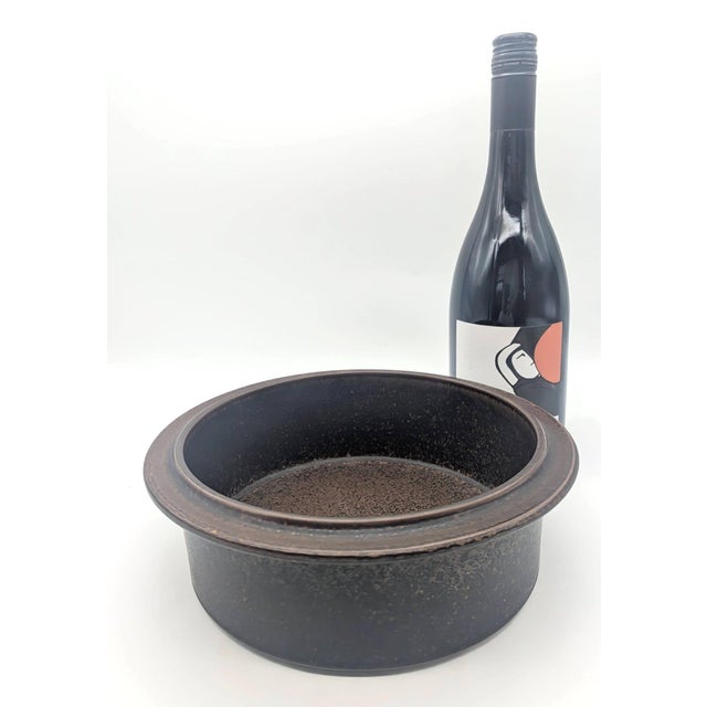 Ceramic 1970s Ulla Procopé Arabia Finland "Ruska" Vegetable and Side Dish Serving Bowl For Sale - Image 7 of 10