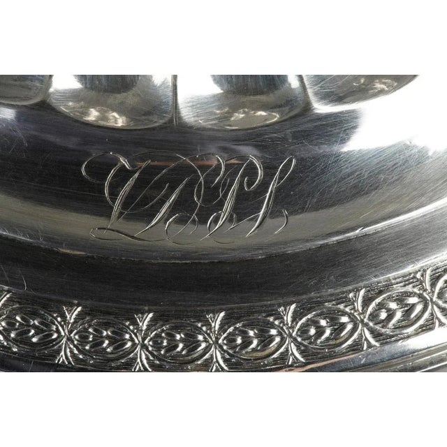 Silver 19th Century Silver and Cut Crystal Candy Dish For Sale - Image 8 of 9