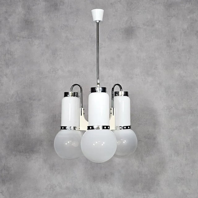 Pendant Lamp by Gaetano Sciolari, in Very Good conditions. Designed 1970 to 1979 I have official proof of authenticity...