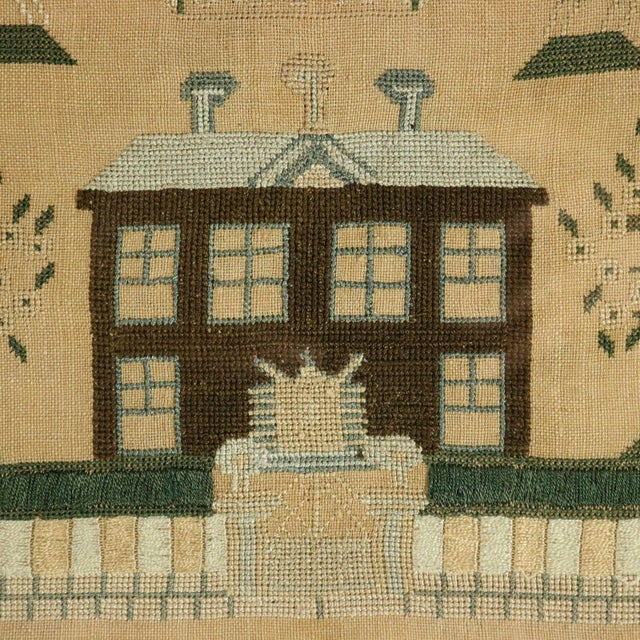 Antique Scottish Sampler, c.1840, by Helen Smith For Sale - Image 9 of 18