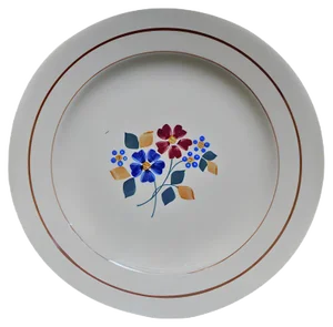 Vintage Plates from Saint Amand, 1920s, Set of 6