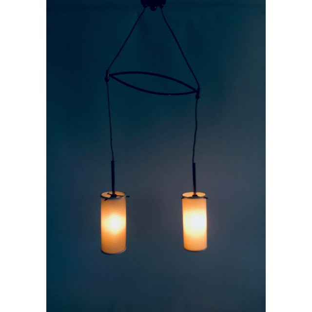 Double Pendant Lamp from Rotaflex, 1950s For Sale - Image 11 of 18