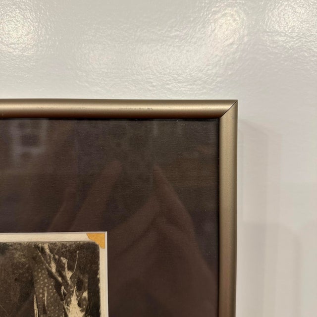 Metal 1961 Abstract Studio Proof “Garden” by H Norman Schnepf Block Print For Sale - Image 7 of 12