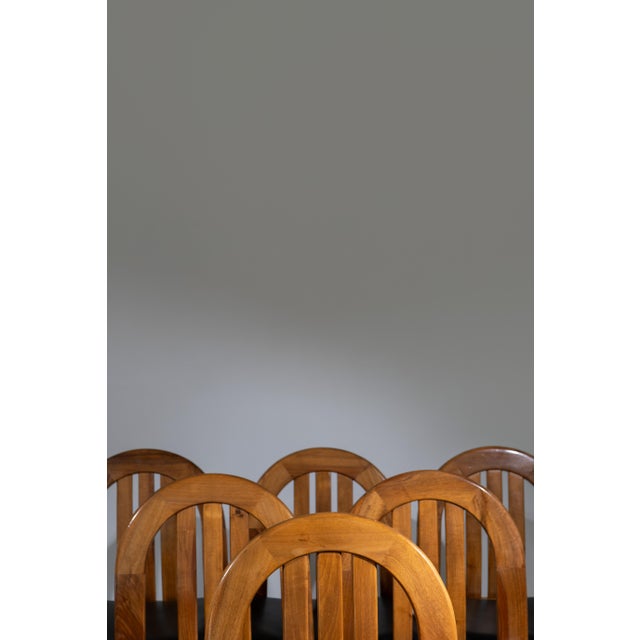 Mid-Century Modern Sistemi Domenica Series Superstudio Dining Chairs from Poltronova, 1960s, Set of 6 For Sale - Image 3 of 16