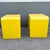 Yellow Postmodern Yellow Gloss Laminate Waterfall Side Tables - A Pair For Sale - Image 8 of 10
