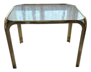 Vintage Brass Coffee Table, 1970s