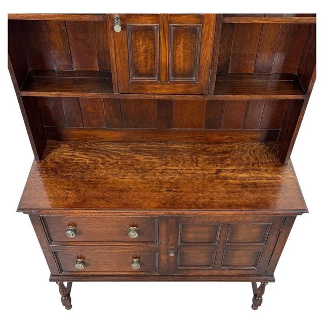 2000 - 2009 Early 20th Century English Oak Dresser For Sale - Image 5 of 13