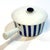 Vintage Danish Blue & White Striped Pot With Lid by Axel Brüel for Lyngby Porcelain For Sale In Miami - Image 6 of 13
