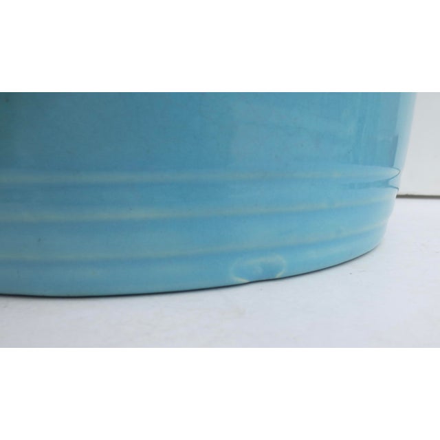 Turquoise 1980s Japanese Ceramic Hibachi For Sale - Image 9 of 12