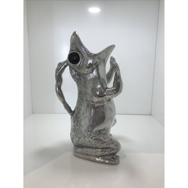 Vintage Arthur Court Frog Water Pitcher Chairish