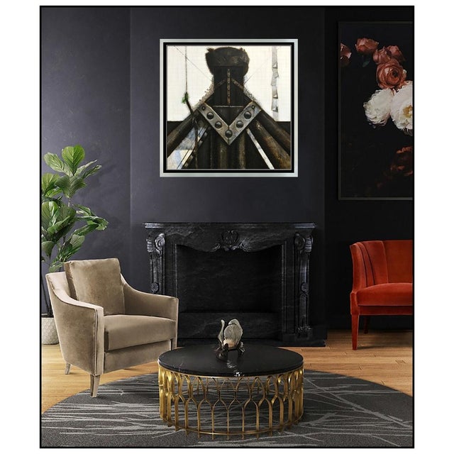 Message us to inquire about custom framing options! (Included for free with every purchase) The artwork here, "In Shining...