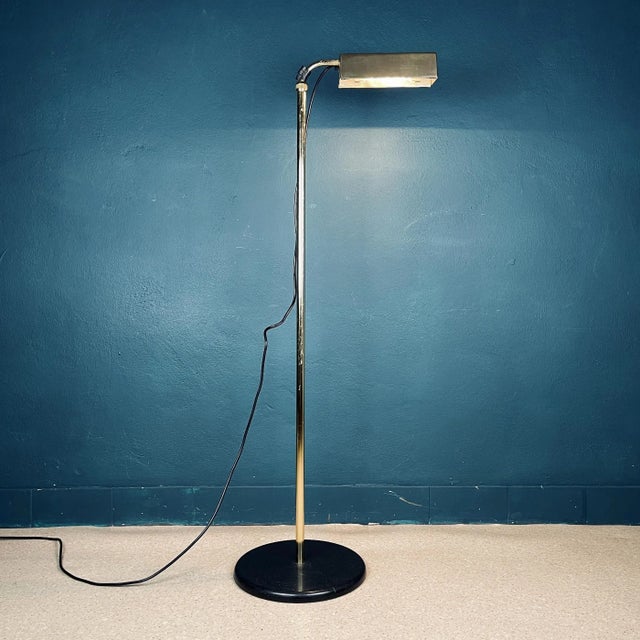 Gold Mid-Century Italian Brass Floor Lamp by Relux Milano, 1970s For Sale - Image 8 of 14
