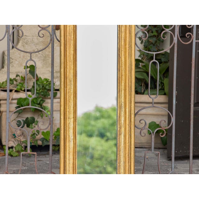 French French Giltwood Rectangular Wall Mirror, Circa 1920 For Sale - Image 3 of 9