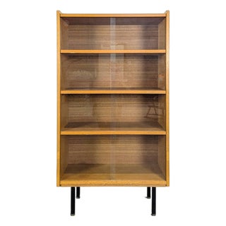 Modernist Glass-Fronted Library For Sale