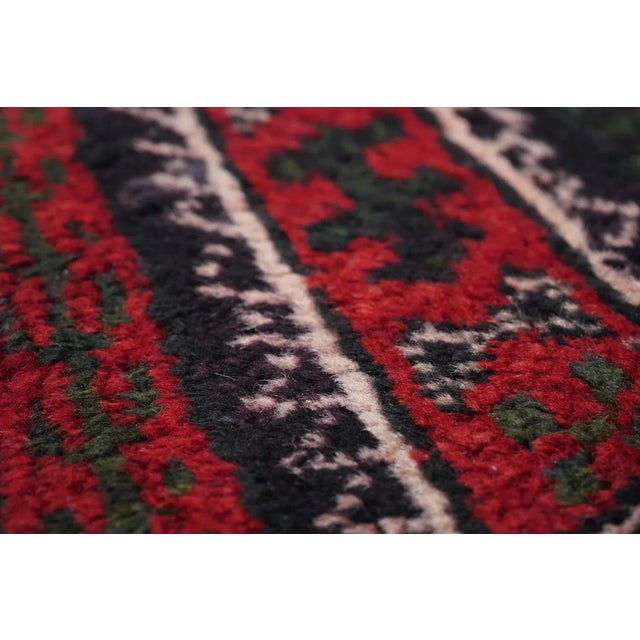 Textile Vintage Balouch Rug 1'10'' x 2'7'' For Sale - Image 7 of 12