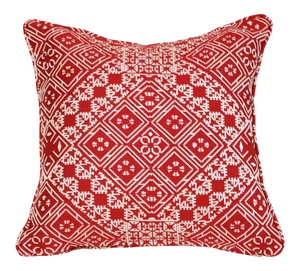 Red Fez Fabric Pillow