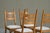 Razorblade Chairs in Oak and Wool by Henning Kjærnulf, 1960s, Set of 4 For Sale - Image 15 of 16