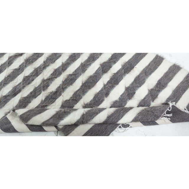 Textile Modern Turkish Goat Hair Runner by Doris Leslie Blau For Sale - Image 7 of 9