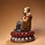 This is a finely crafted antique polychrome bronze sculpture of Maitreya Buddha, commonly known as the laughing Buddha....