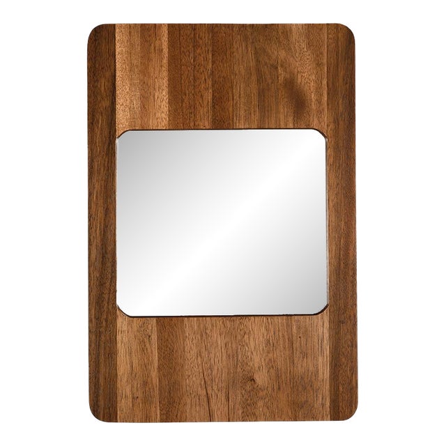 NOIR Franklin Mirror, B, Dark Walnut For Sale