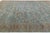 Late 19th Century Antique Mahal Wool Rug in Muted Muted Sky Blue and Terracotta For Sale - Image 5 of 11