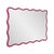 Maya Rectangular Waved Edge Mirror in Glossy Hot Pink For Sale - Image 10 of 11
