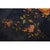Art Deco 1920s Navy Blue Floral Vase Antique Chinese Art Deco Carpet 8' 10" X 11' 6" Rug For Sale - Image 3 of 8