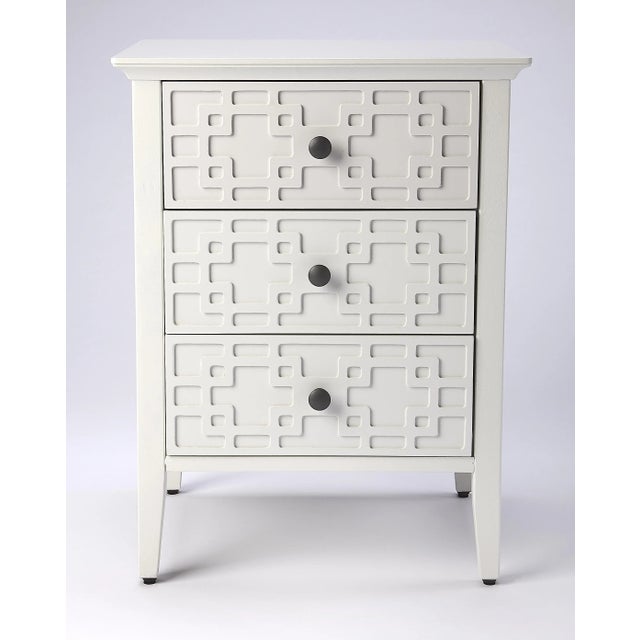 Wood Kinsley Nightstand, Off-White For Sale - Image 7 of 7