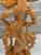 Late 20th-Century Balinese Modernist Wood Carving of a Janger Fan Dancer – 13.5-Inch Decorative Sculpture For Sale - Image 9 of 11