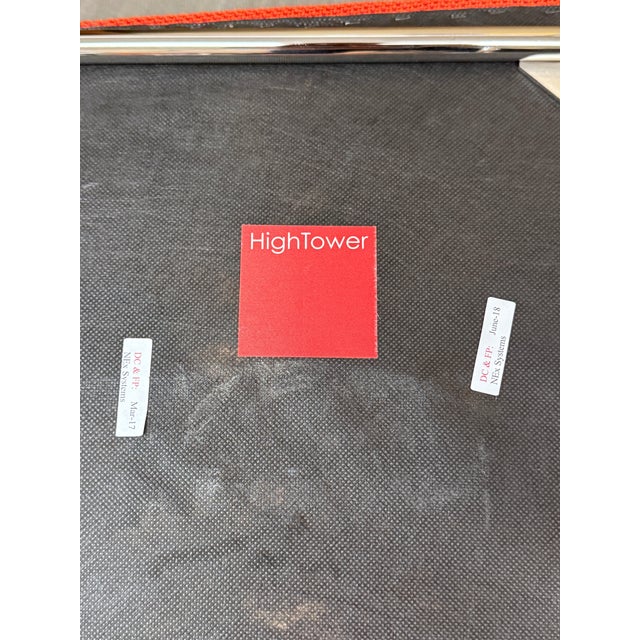 Early 21st Century Hightower Modernist Stackable Arm Chair, Orange For Sale - Image 5 of 12