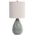Modern Rust & Aqua Ceramic Table Lamp For Sale - Image 3 of 7