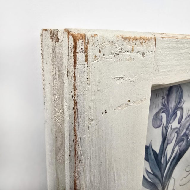 Botanical Prints in Antique Window Frame For Sale - Image 15 of 18