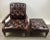 Chesterfield English Style Tufted Leather Library Chair & Ottoman by Hickory This Chesterfield English Style Tufted...