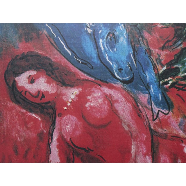 Marc Chagall, The Woman and the Bird, Lithograph For Sale - Image 7 of 9