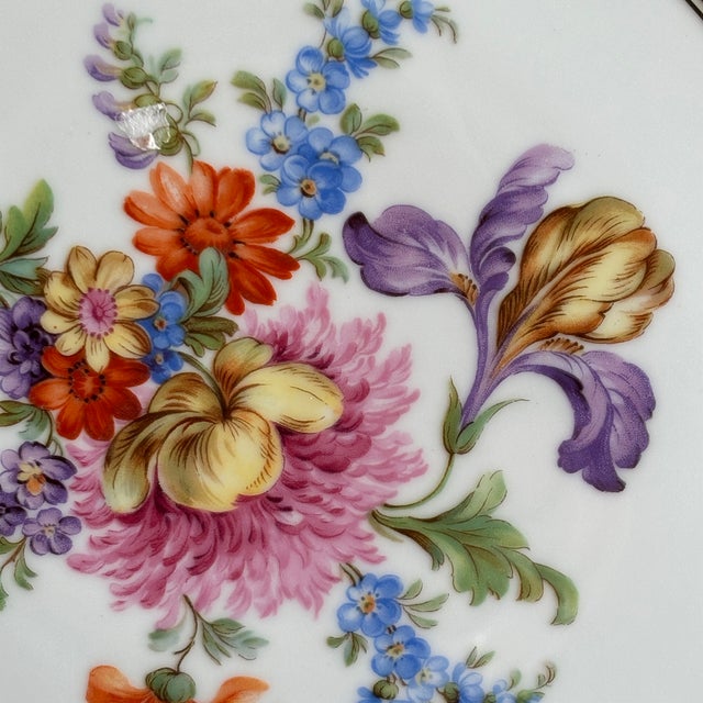 Early-20th Century Tirschenreuth Bavaria Decorative Porcelain Plate For Sale In Baltimore - Image 6 of 10