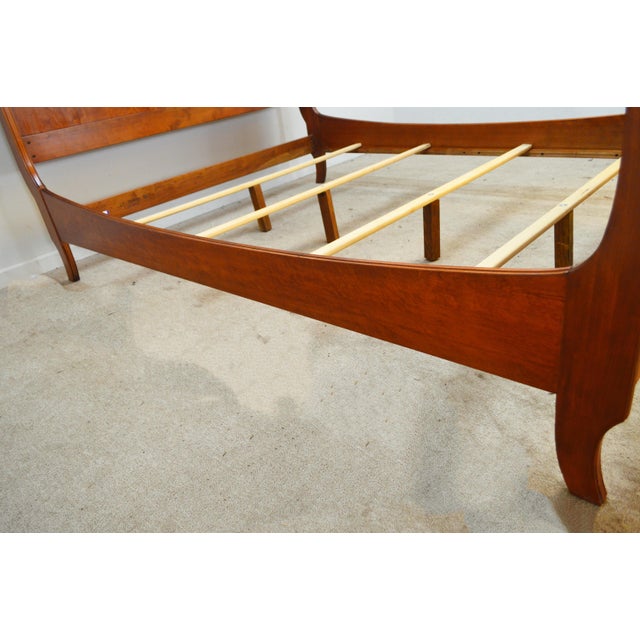 Ethan Allen Queen Sleigh Bed For Sale - Image 12 of 13