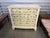 Metal 1960s Matching Set Hand Painted Dresser and Two Bedside Tables, 3 Pieces For Sale - Image 7 of 10