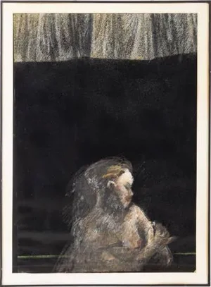 Jose Rodrigues, Composition, Mixed Media on Paper