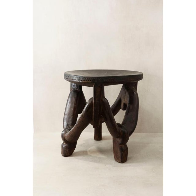 Makonde Stool, Tanzania For Sale - Image 4 of 4