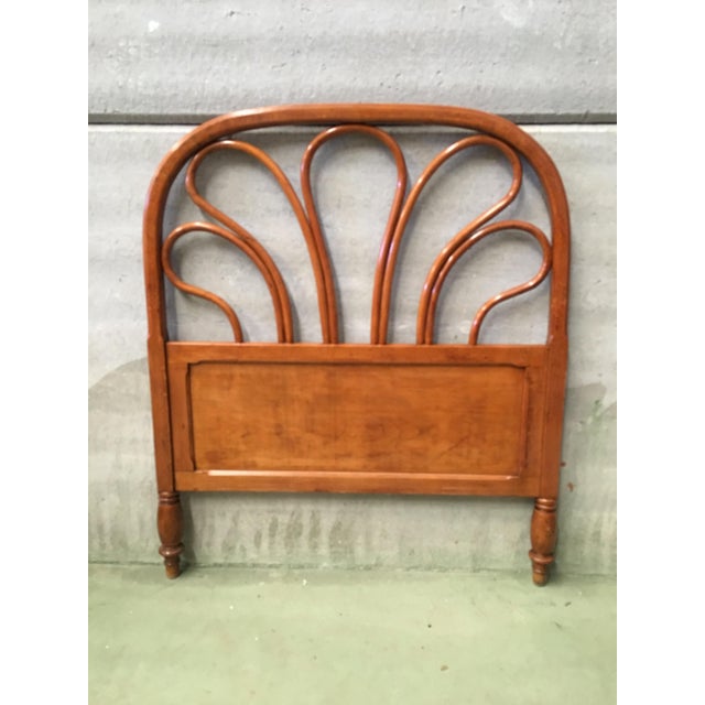 Traditional Early 20th Century Vienna Secession Single Bentwood Bed in Style of Jacob and Josef Kohn For Sale - Image 3 of 5