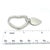 1990s Tiffany & Co Estate Heart Keychain Sterling Silver For Sale In New York - Image 6 of 6