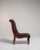 19th Century 19th Century France Deep Aubergine Plum Upholstered Slipper Side Chair For Sale - Image 5 of 11